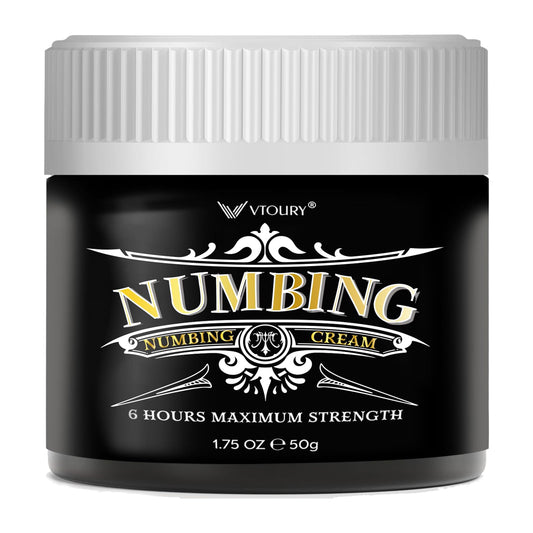 VTROUY Deep Numbing Cream tube front for on-the-go topical relief.