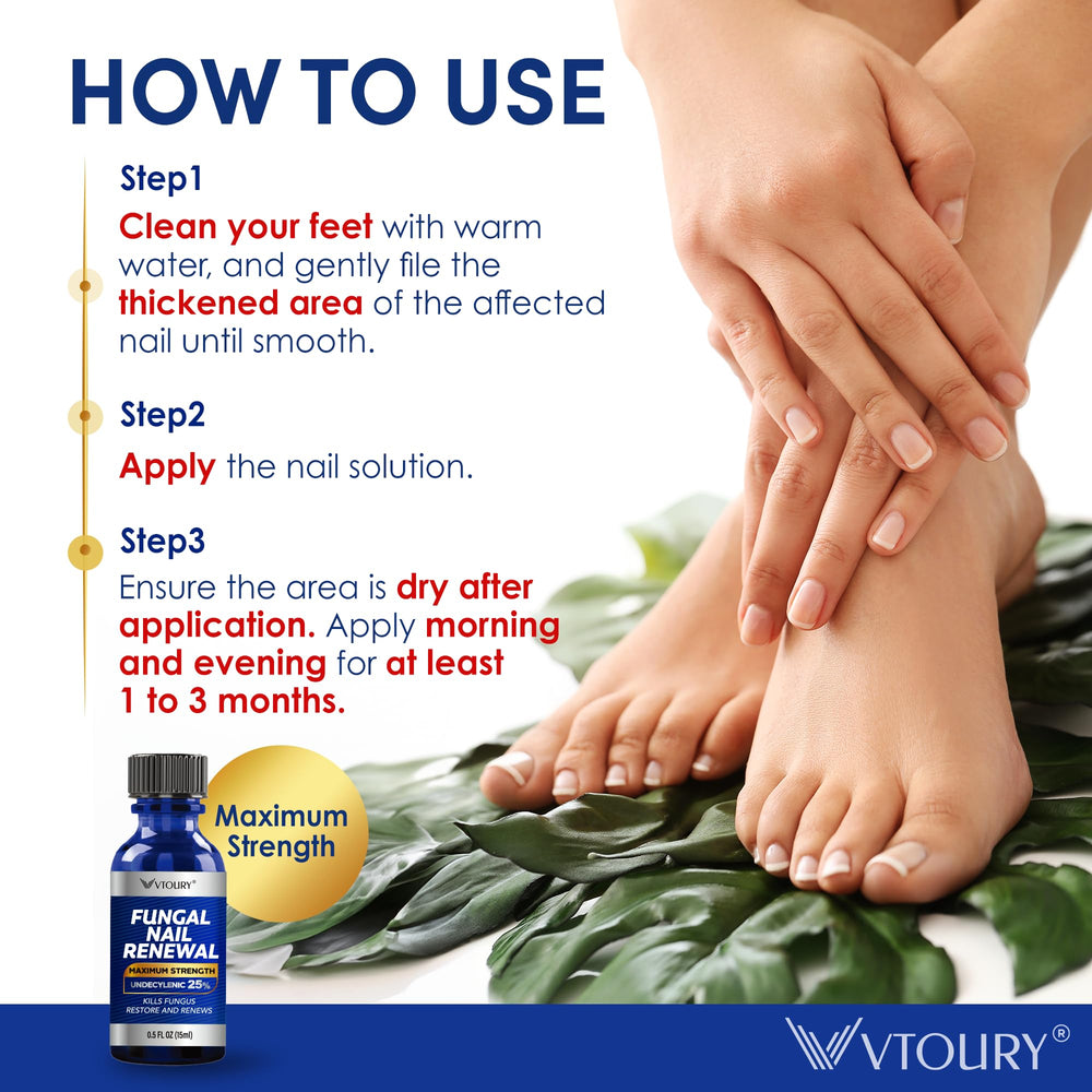 VTROUY nails after use close-up illustrates improved clarity and texture.