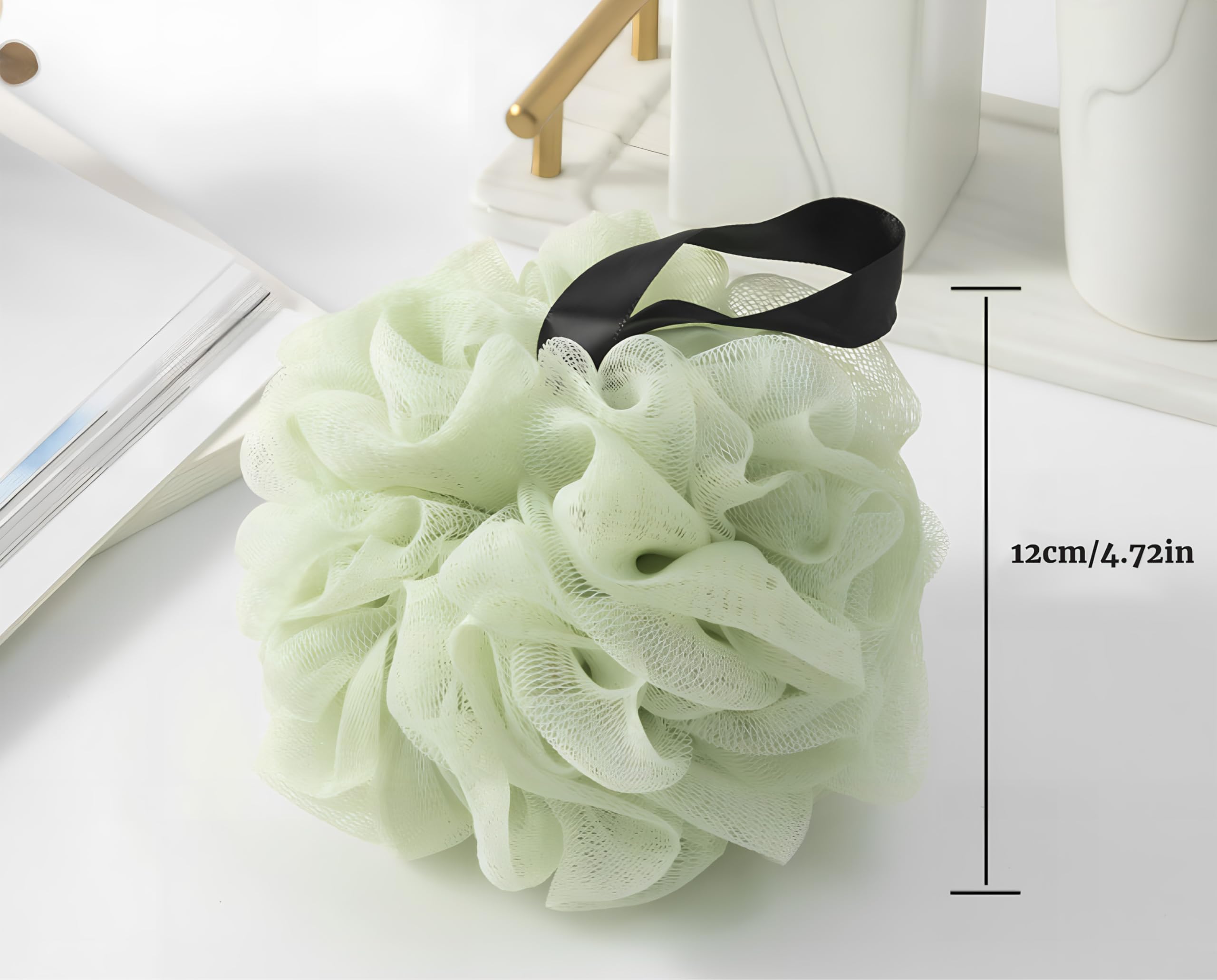 VVmotes loofah sponges in gray with quick-dry fibers