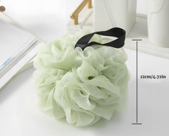 VVmotes loofah sponges in gray with quick-dry fibers