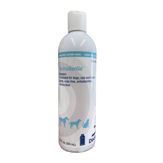 Vxacen DermaPet DermaBenSs shampoo bottle for gentle dog coat care
