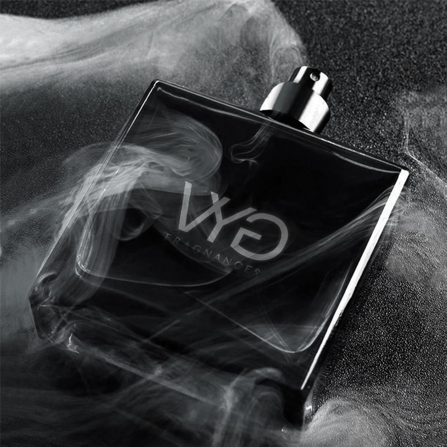 VYG Pheromone Cologne on skin showing alpha aura and confidence