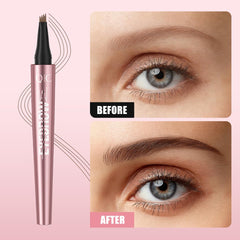 W3W eyebrow pencil packaging highlighting long-lasting wear