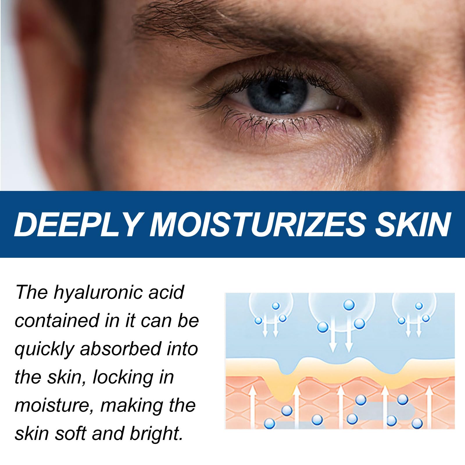 WAESKI cream texture on skin during application for daily use.