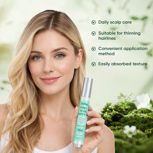 Close-up of WAESKI PDRN Hair Ampoule highlighting vegan PDRN for follicles.