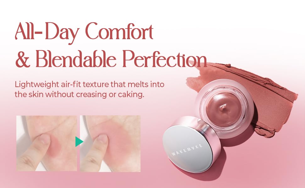 WAKEMAKE eyeshadow applies smoothly for effortless, natural-looking blend