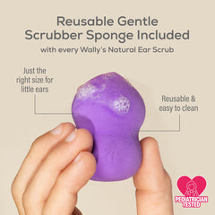 Wally's Natural Kids Ear Care Kit box presenting a complete family-friendly routine.