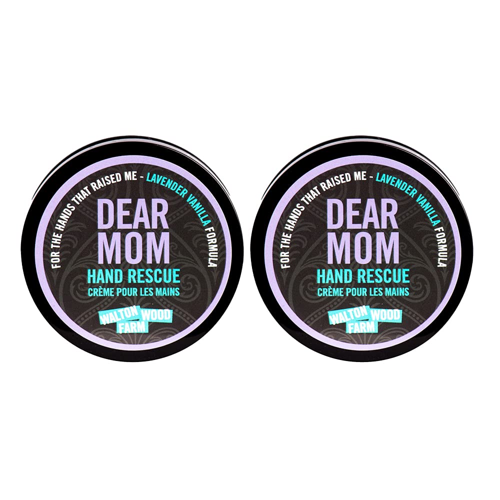 Walton Wood Farm Hand Rescue Dear Mom Pack bottle close-up for deep hydration.