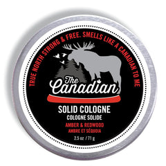 Walton Wood Farm Solid Cologne Canadian tin, portable aroma for on-the-go freshness.