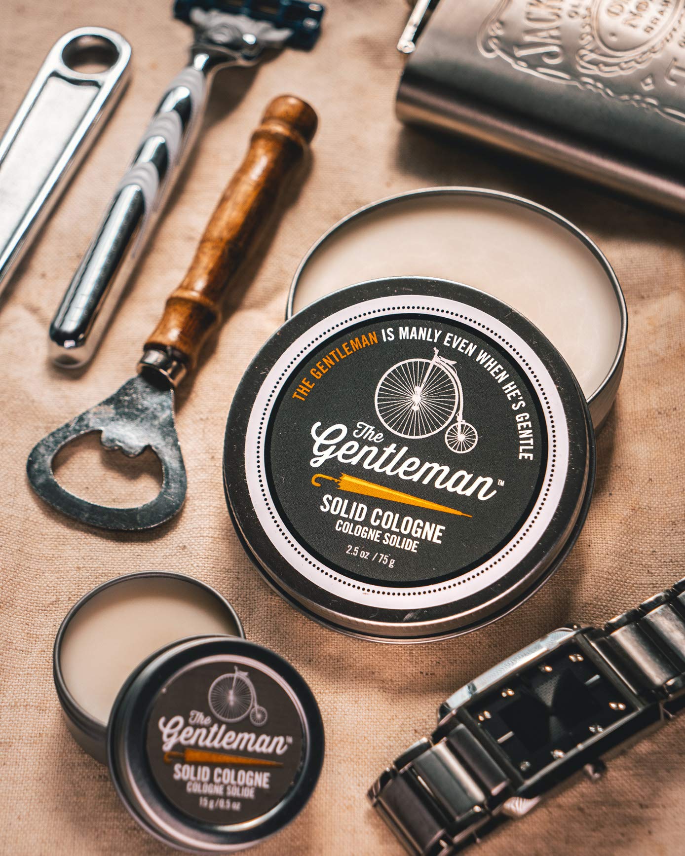 Walton Wood Farm solid cologne fits travel case and carry-on for on-the-go use.