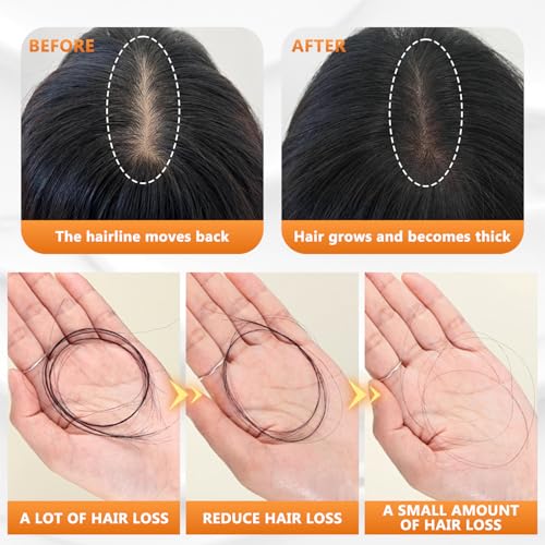 Wanban hair loss shampoo foam demonstrates rich lather and gentle cleansing.