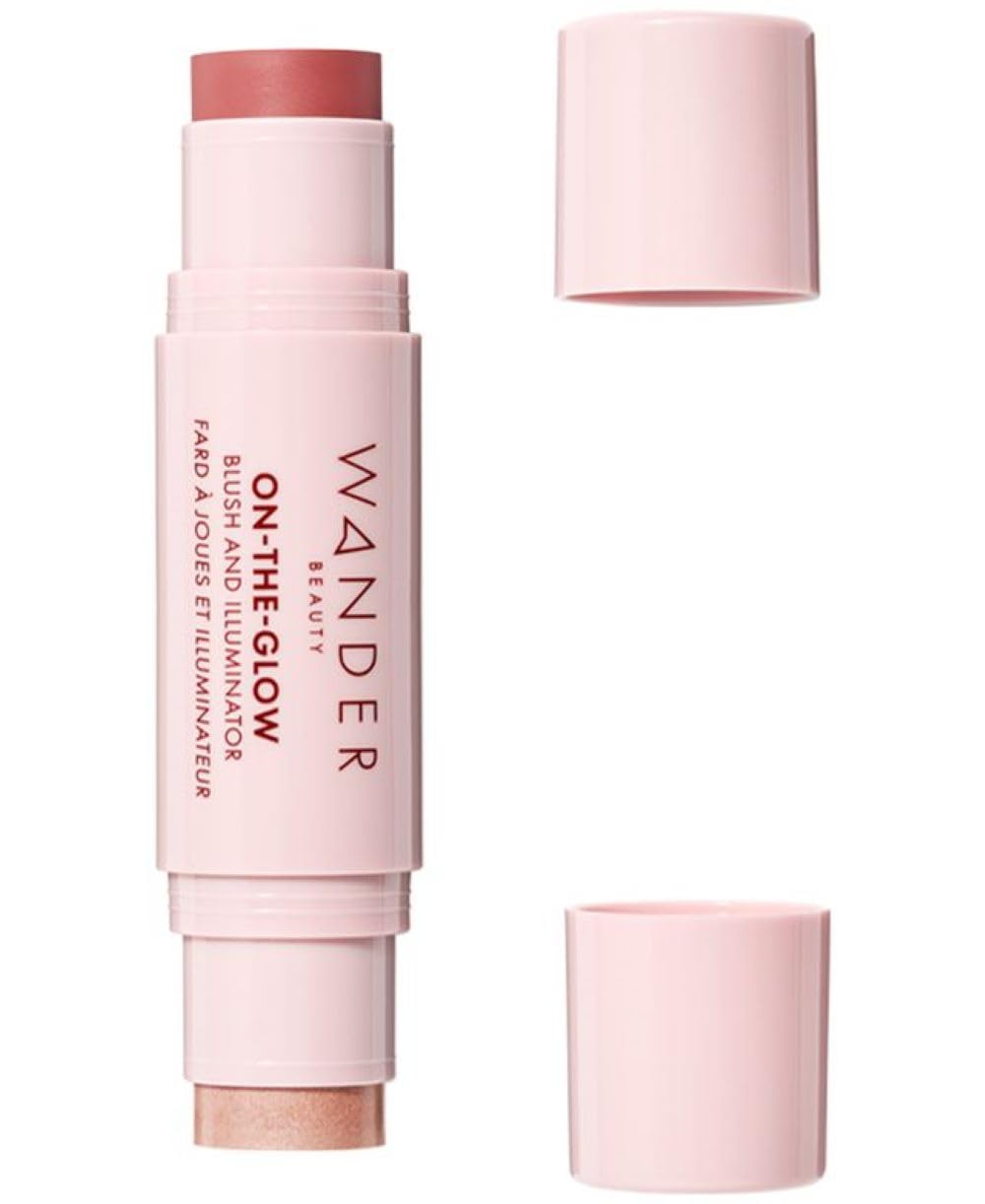 Wander Beauty On-the-Glow Blush and Illuminator in Sienna Sunset adds natural warmth and glow