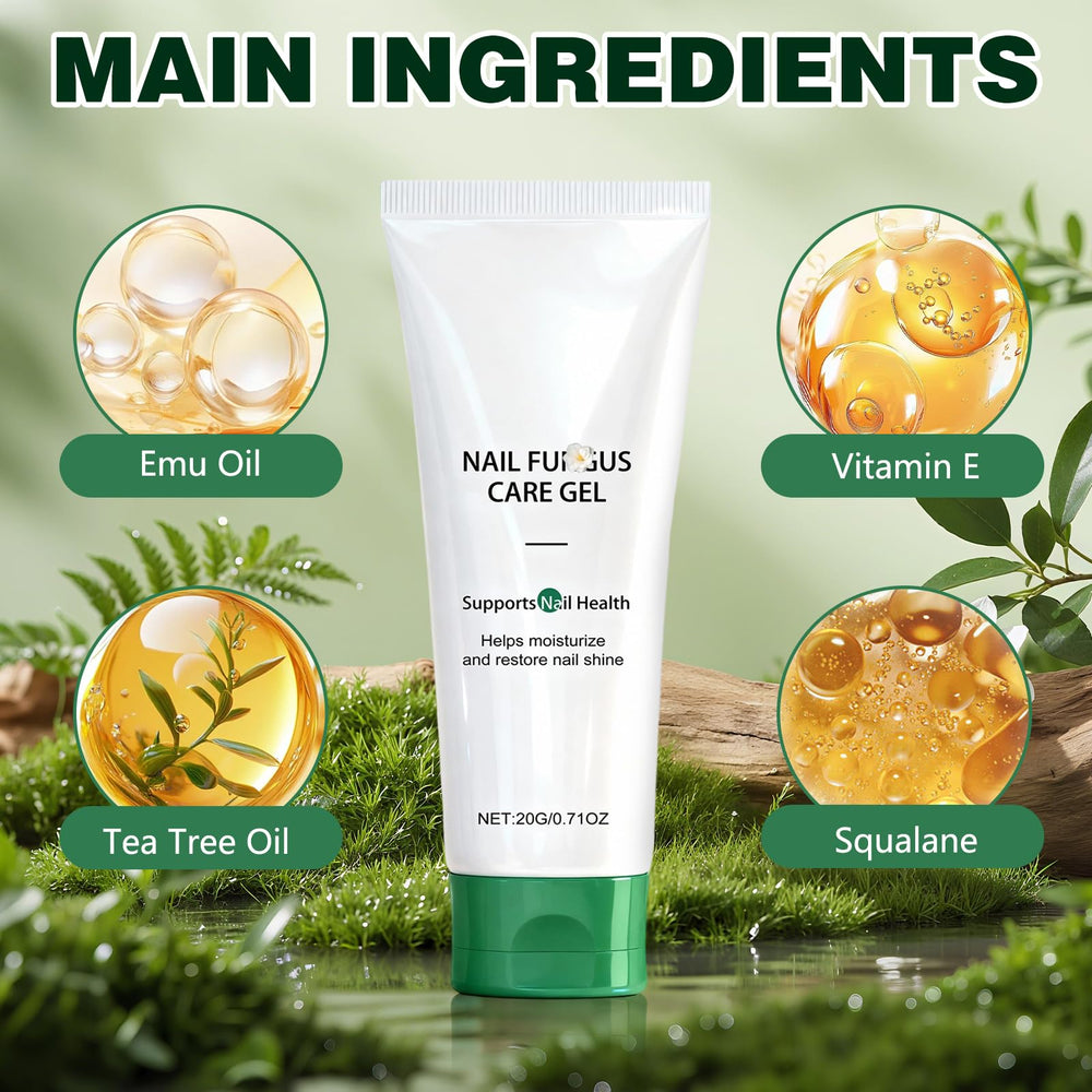 Wandyme with olive oil and tea tree ingredients indicating nourished nails