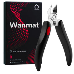 Wanmat toe nail clipper for ingrown nails with precise edge trimming