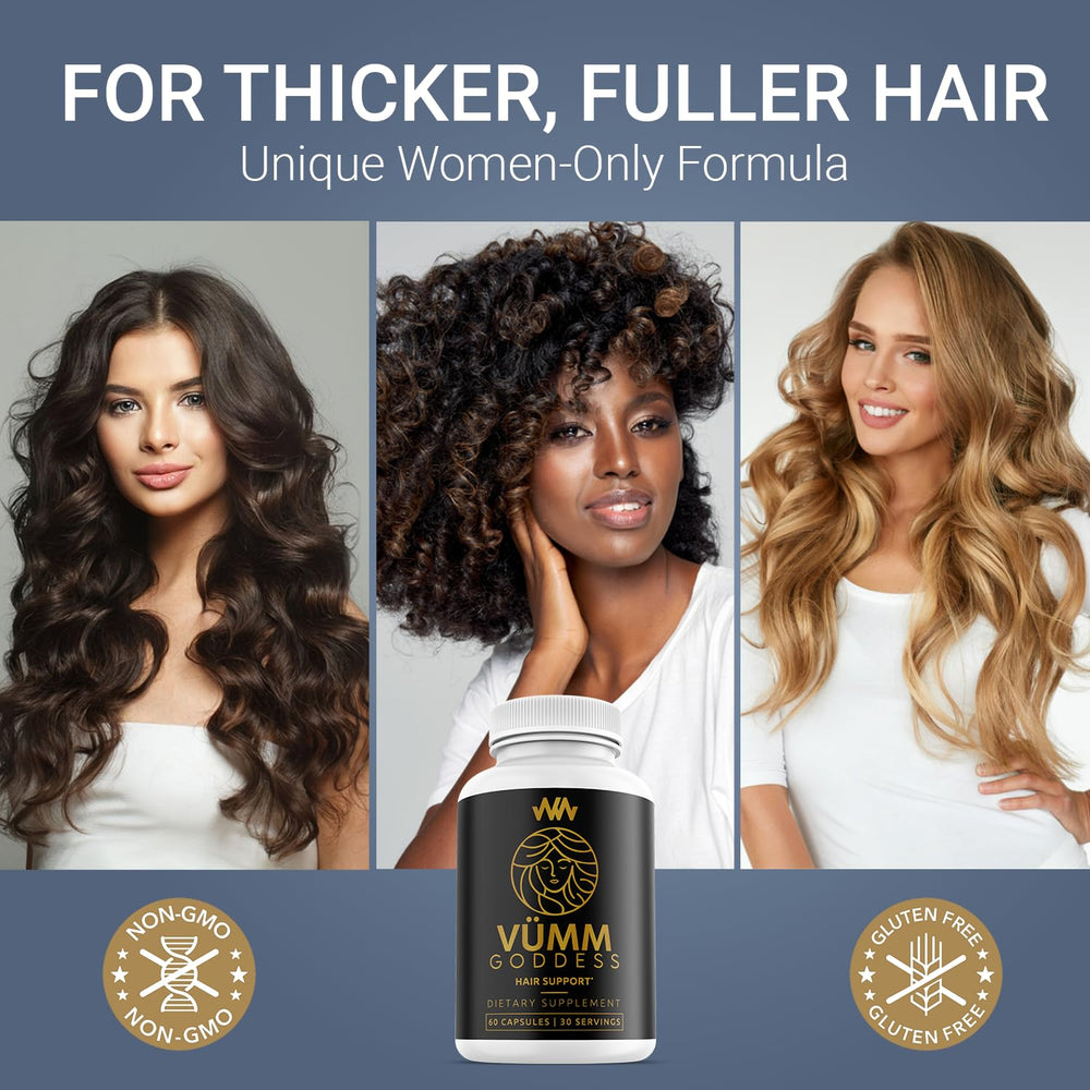 Warped Wellness Vümm Goddess follicles nourished for healthy hair