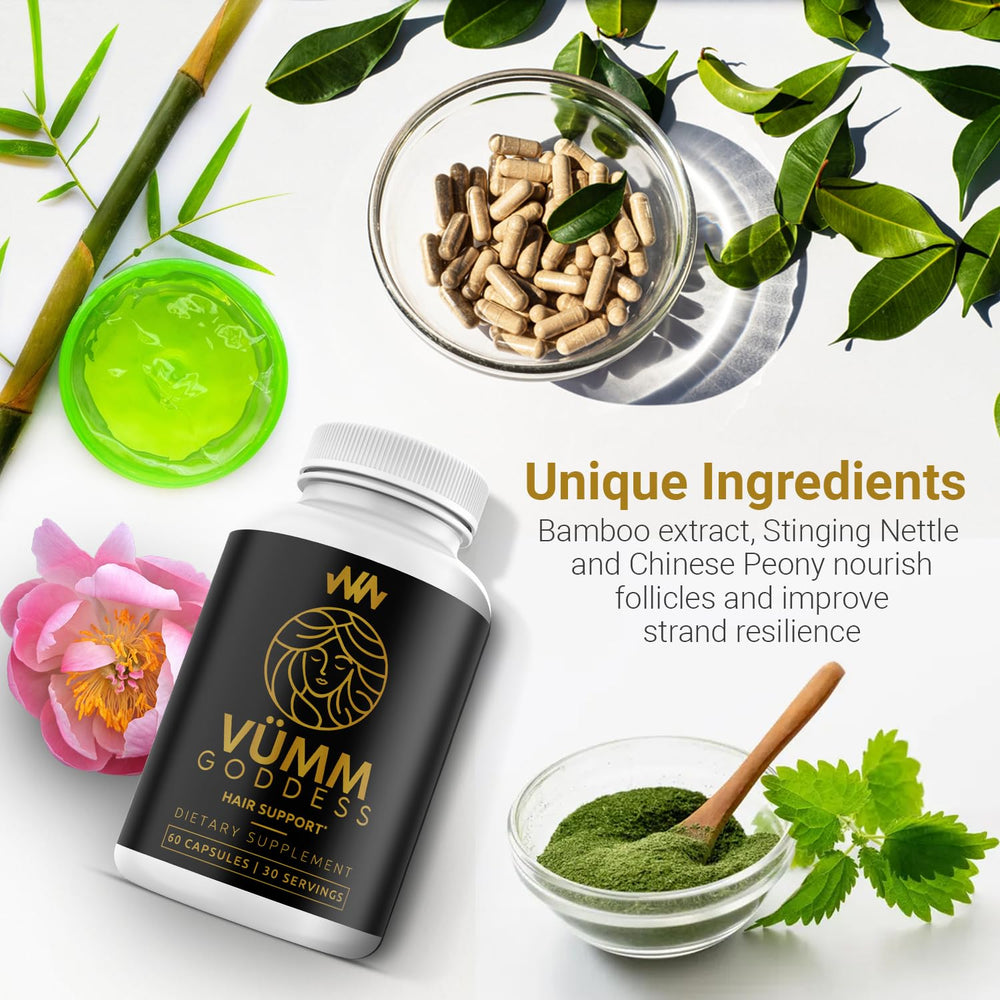 Warped Wellness Vümm Goddess ingredient list shown clearly for informed choice