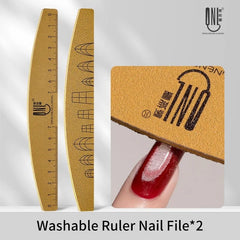Washable manicure tools two-pack travel kit suitable for home and salon