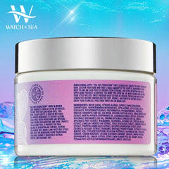Watch & Sea Twist & Braid Out Soufflé bottle demonstrates smooth application for frizz control