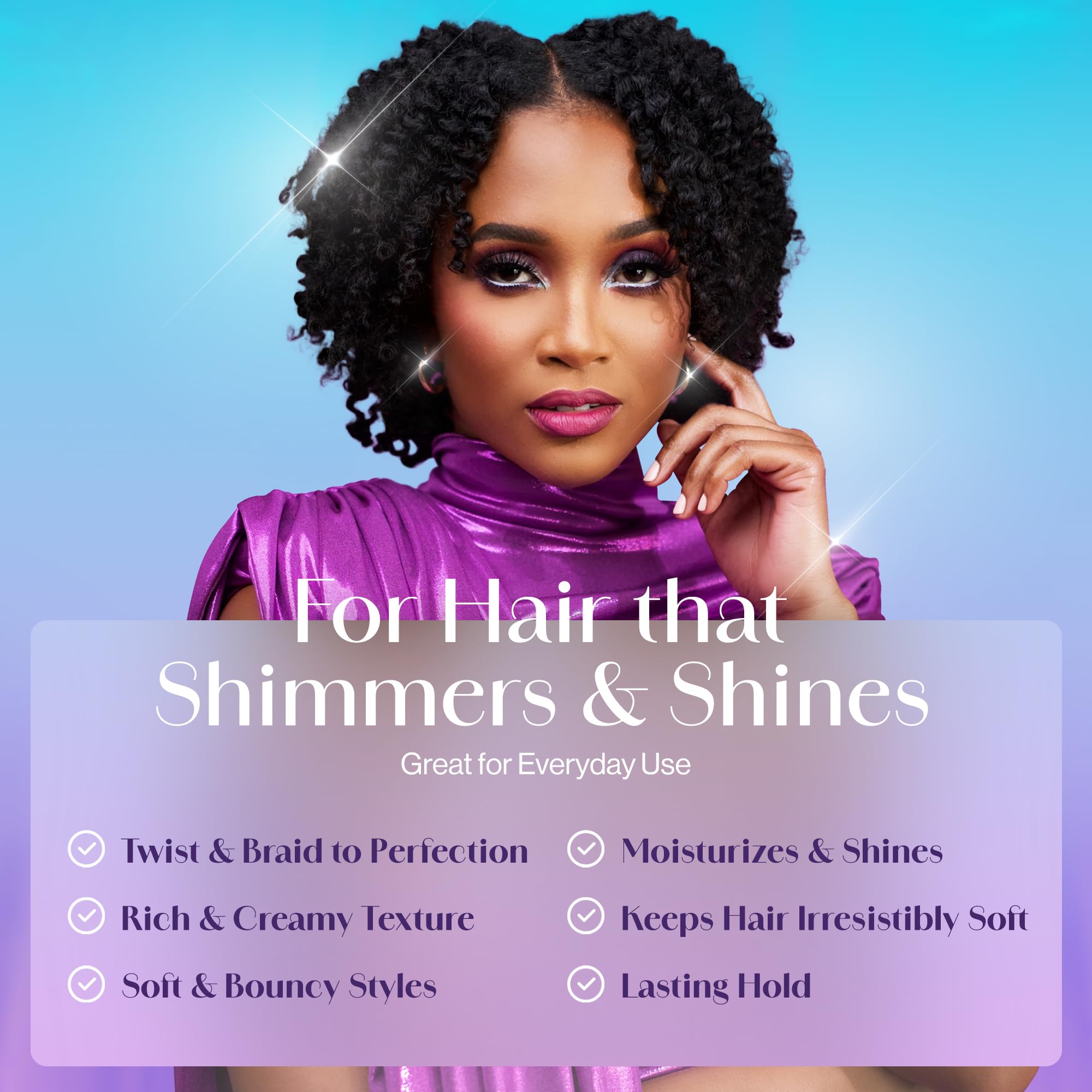 Watch & Sea Twist & Braid Out Soufflé rich texture on damp hair defines twists