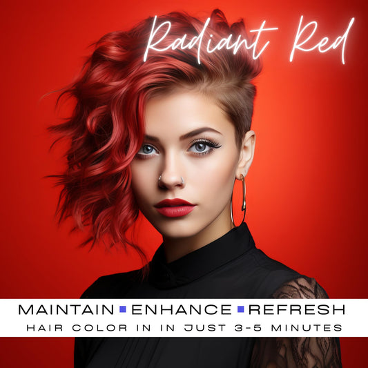 Watercolors Intense shampoo with foaming lather and a red bottle for deeper color.