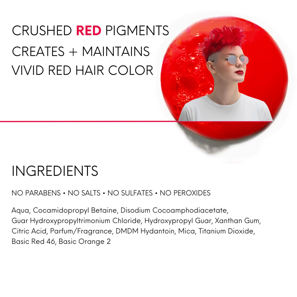 Watercolors shampoo for colored hair adds shine and helps maintain tone.