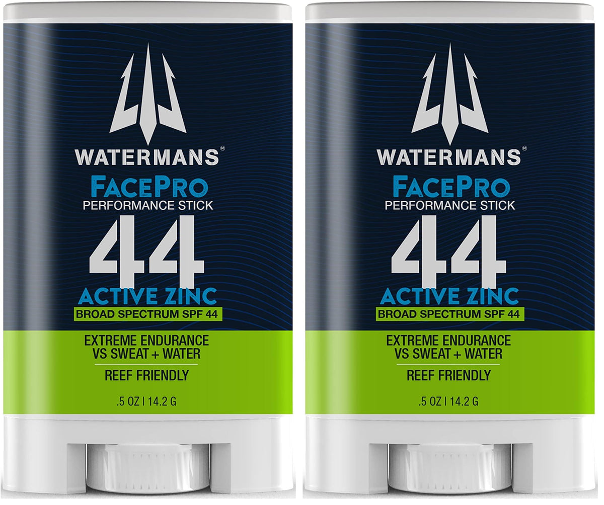 Waterman's FacePro SPF 44 stick in action showing smooth application