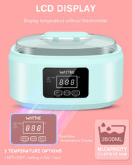 Wattne green paraffin bath melts wax quickly for hands and feet