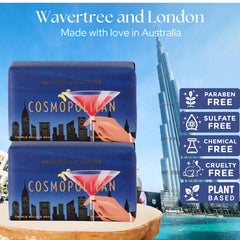 Wavertree & London Cosmopolitan soap packaging, elegant gift-ready presentation.