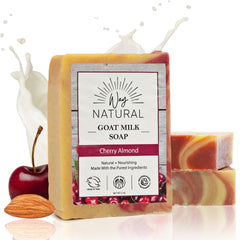Way Natural Goat Milk Soap Bar Cherry Almond Pack offers gentle cleansing with lasting moisture.