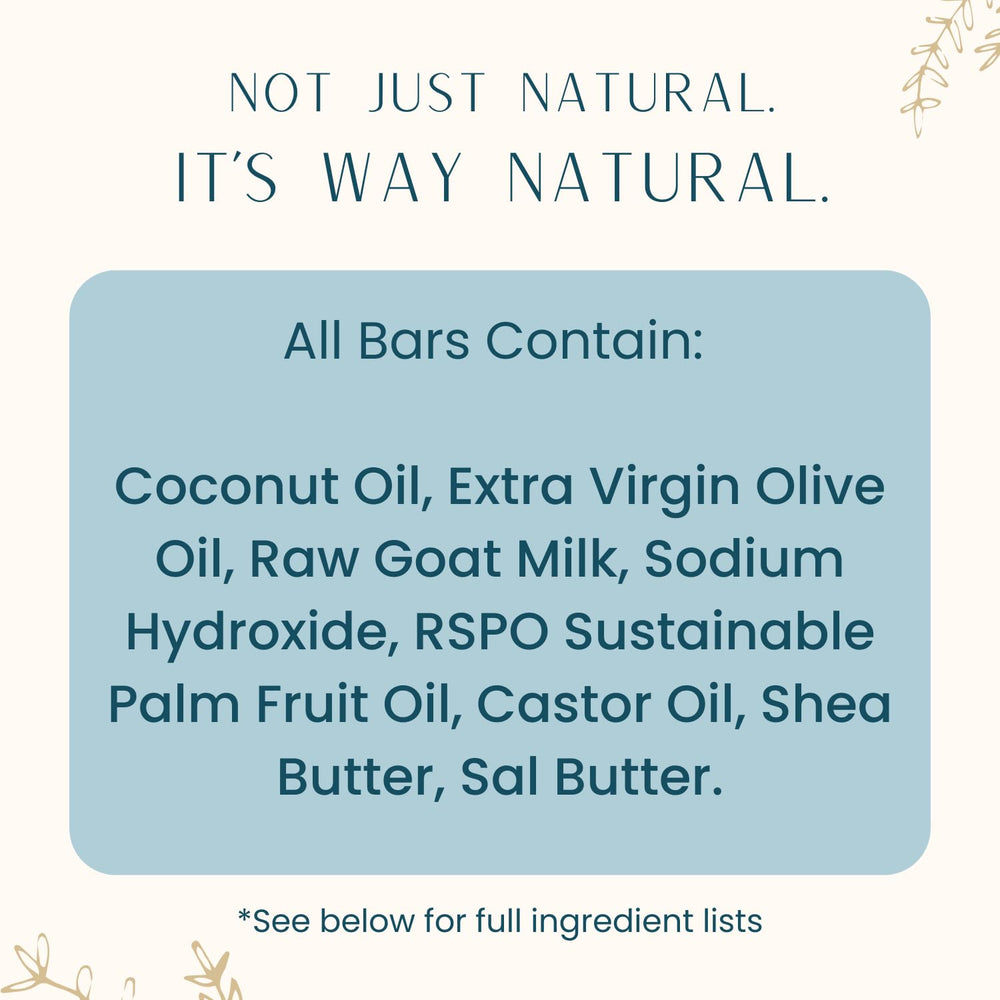 Way Natural soap lather closeup for daily cleansing routine.