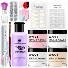WAYI liquid monomer 58ml for smooth, bubble free acrylic nail applications.
