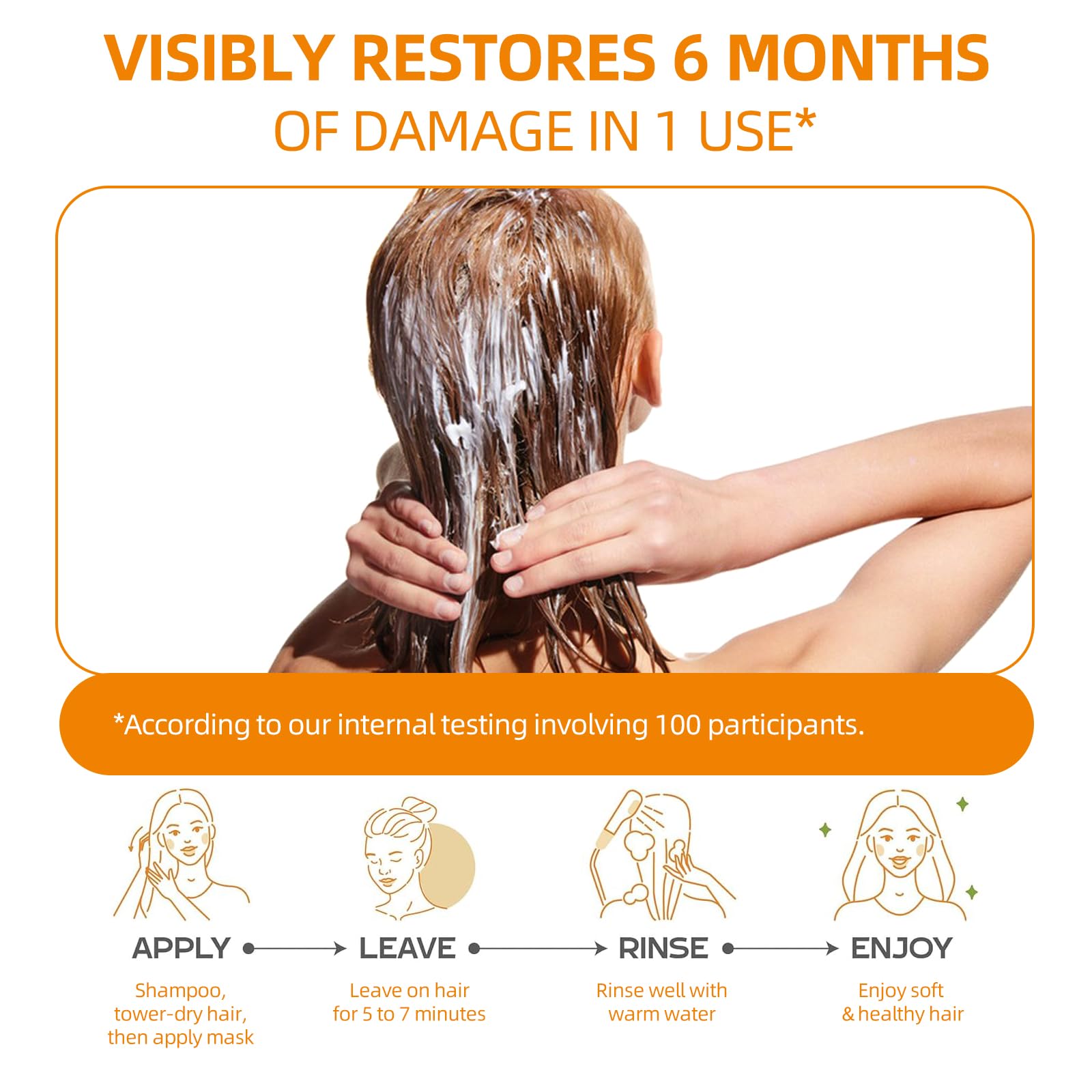 WDETHMY keratin mask delivers deep repair and lasting softness after one use.