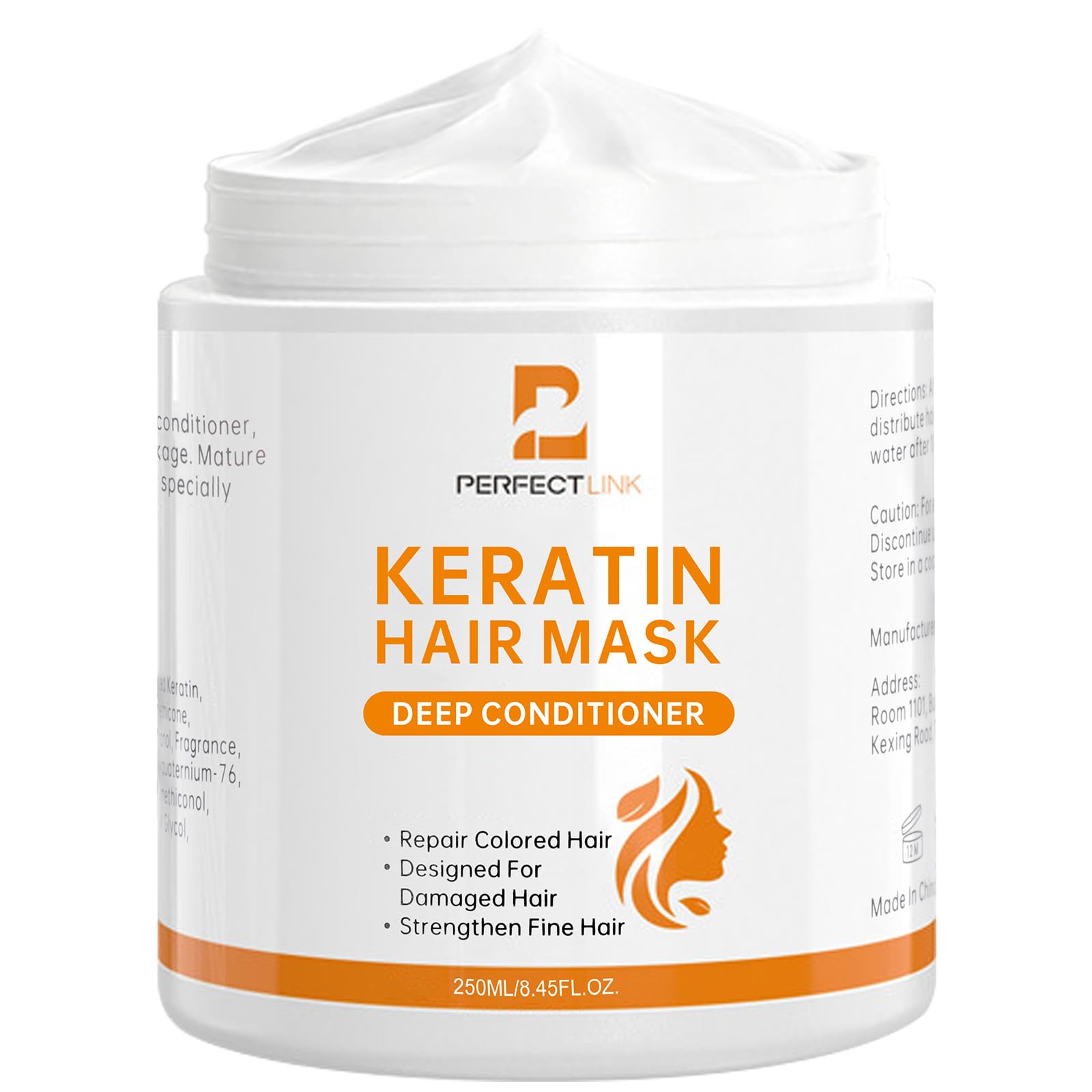 WDETHMY 250g jar provides lasting conditioning for dry, dull hair.
