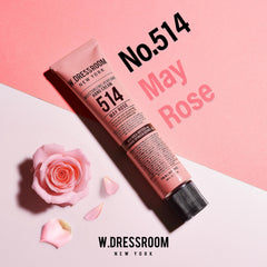 W.Dressroom hand cream quick-absorb-texture demonstrates non-greasy finish ideal for keyboards
