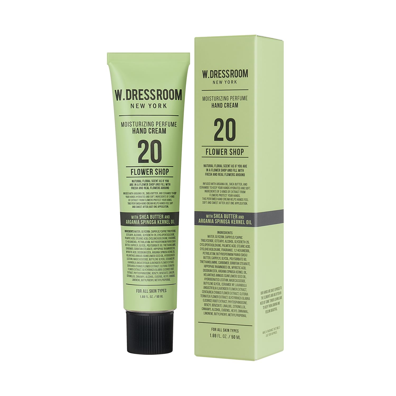 WDressroom moisturizing hand cream shows quick-absorb texture for daily use