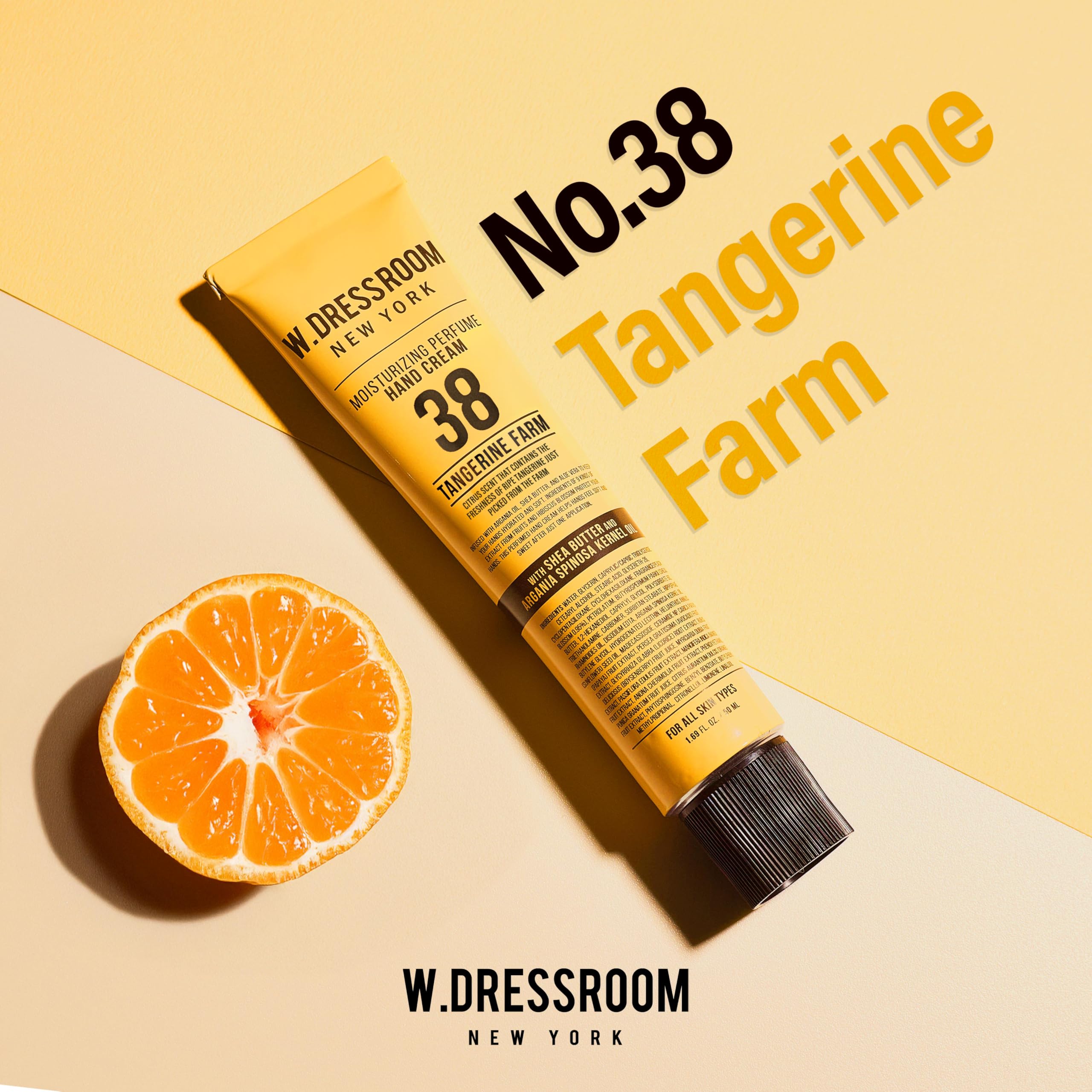 WDressroom Moisturizing Hand Cream travel size tube ready for on-the-go care.