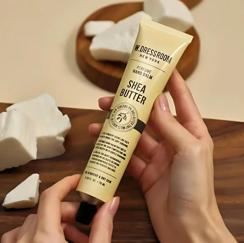 Long-lasting fragrance from W Dressroom hand balm for subtle scent.