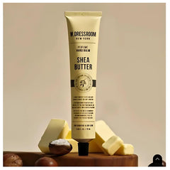 W Dressroom hand balm texture visible for quick non-greasy application.