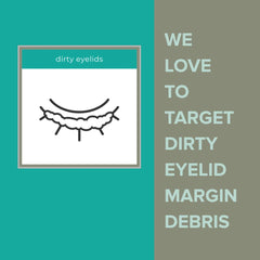 We Love Eyes cleanser integrated into daily eyelid hygiene routine.