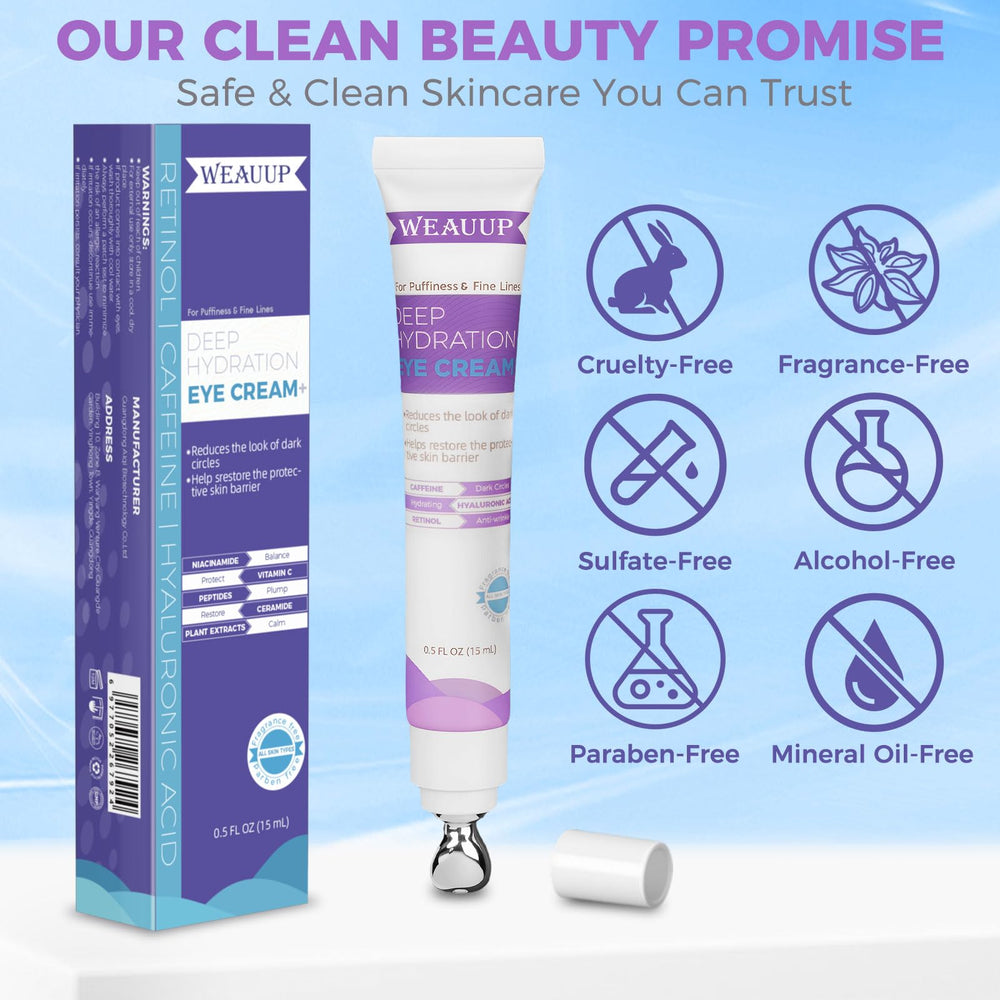 WEAUUP Eye Cream supports daily eye care as part of a routine.