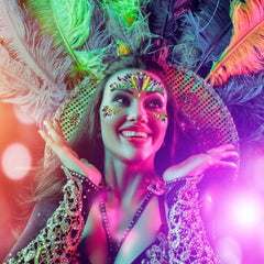 Wehhbtye DIY face jewels ideas for creative party looks
