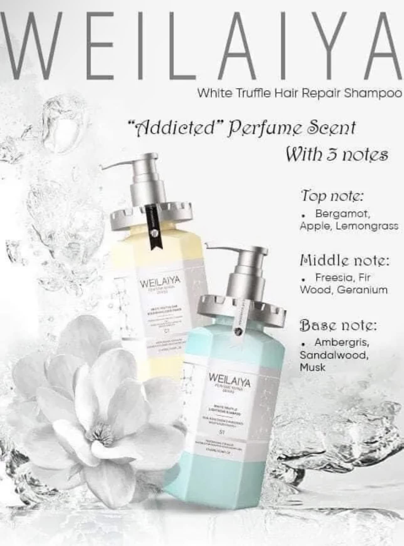 Weilaiya Luxury spa packaging display—premium at-home care.
