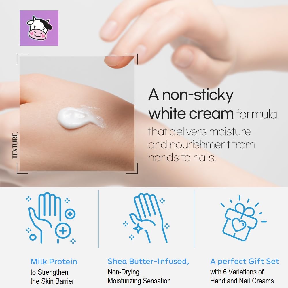 KWAILNARA Milk Protein Extract concept for hand care and nail conditioning.