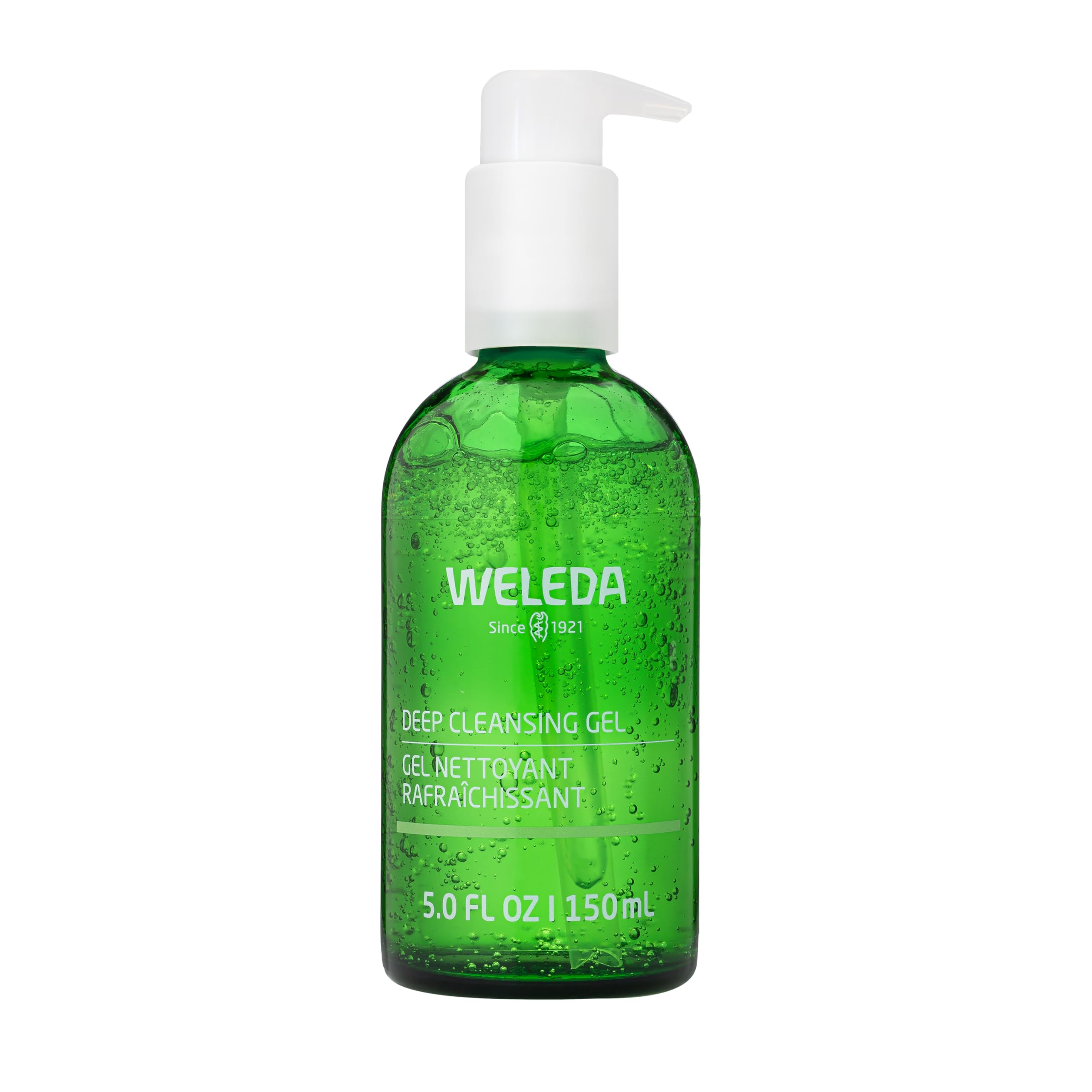 Weleda Deep Cleansing Gel bottle shown for a refreshing daily cleanse.