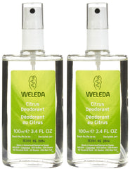 Weleda refreshing non-aerosol deodorant spray citrus, delivers lasting freshness and natural odor control for daily use.