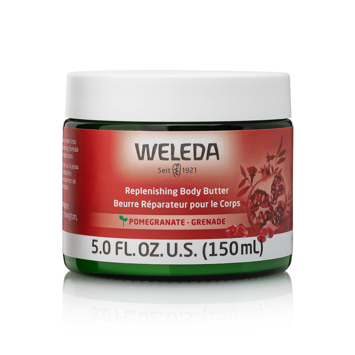 Weleda Replenishing Body Butter jar close-up showing rich hydration