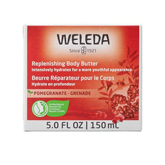Weleda Replenishing Body Butter texture as it's spread for instant absorption