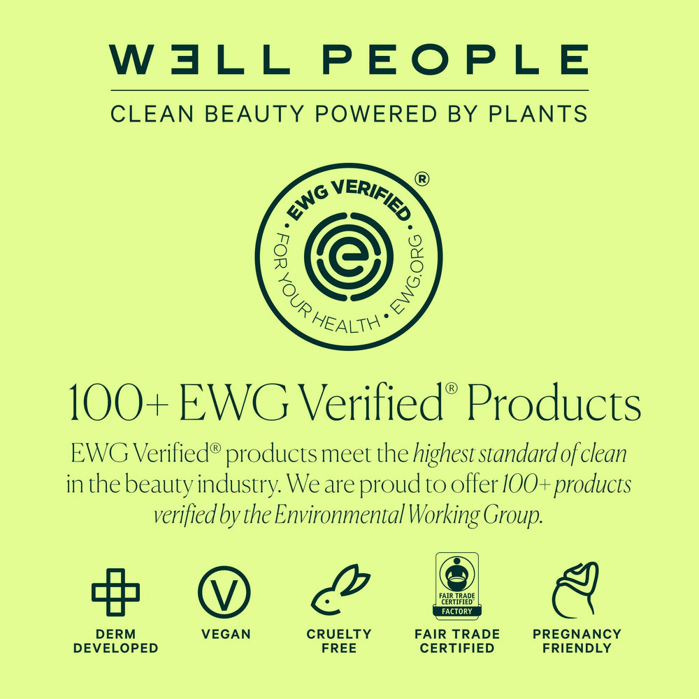 Outdoor sunny day use of Well People Lip Butter for tint and protection