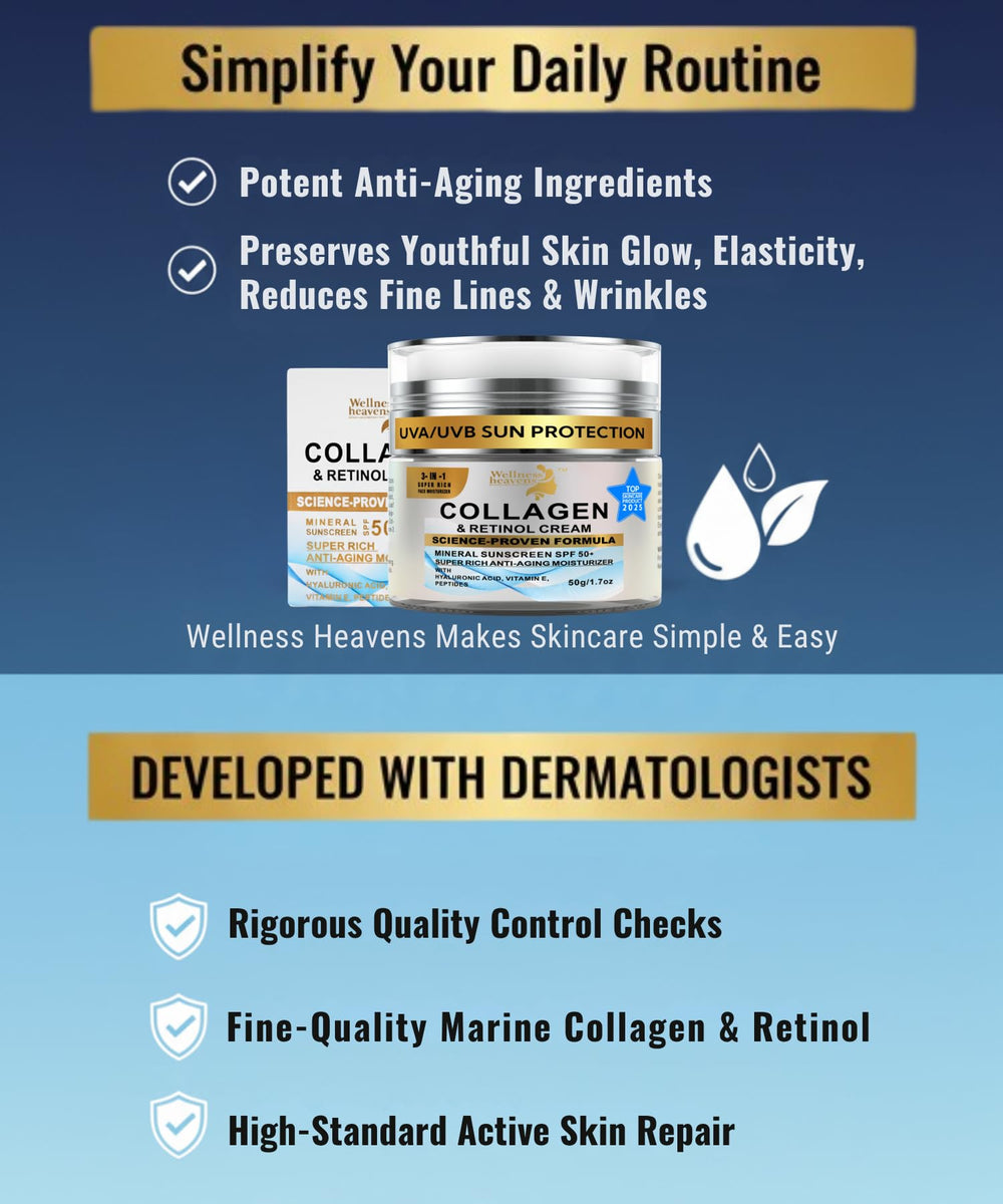 Daily skincare routine with Wellness Heavens moisturizer supports hydration and renewal.