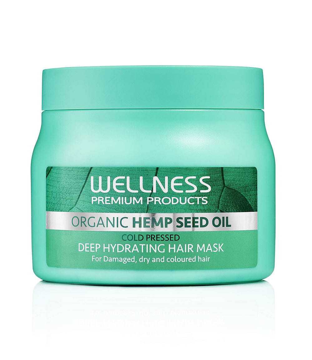Wellness Premium hair-mask cream texture close-up for smooth application.